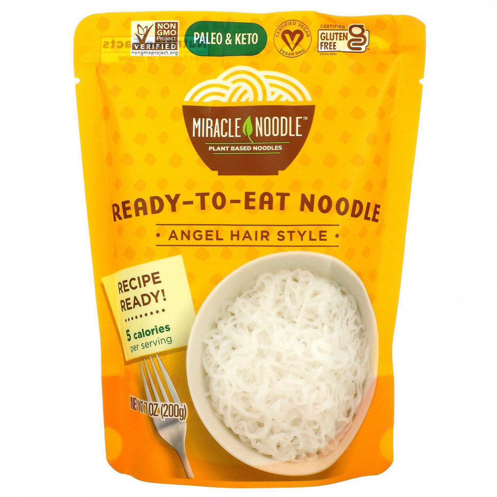   (Iherb) Miracle Noodle, Ready to Eat Noodle, Angel Hair Style, 200  (7 ),   960 