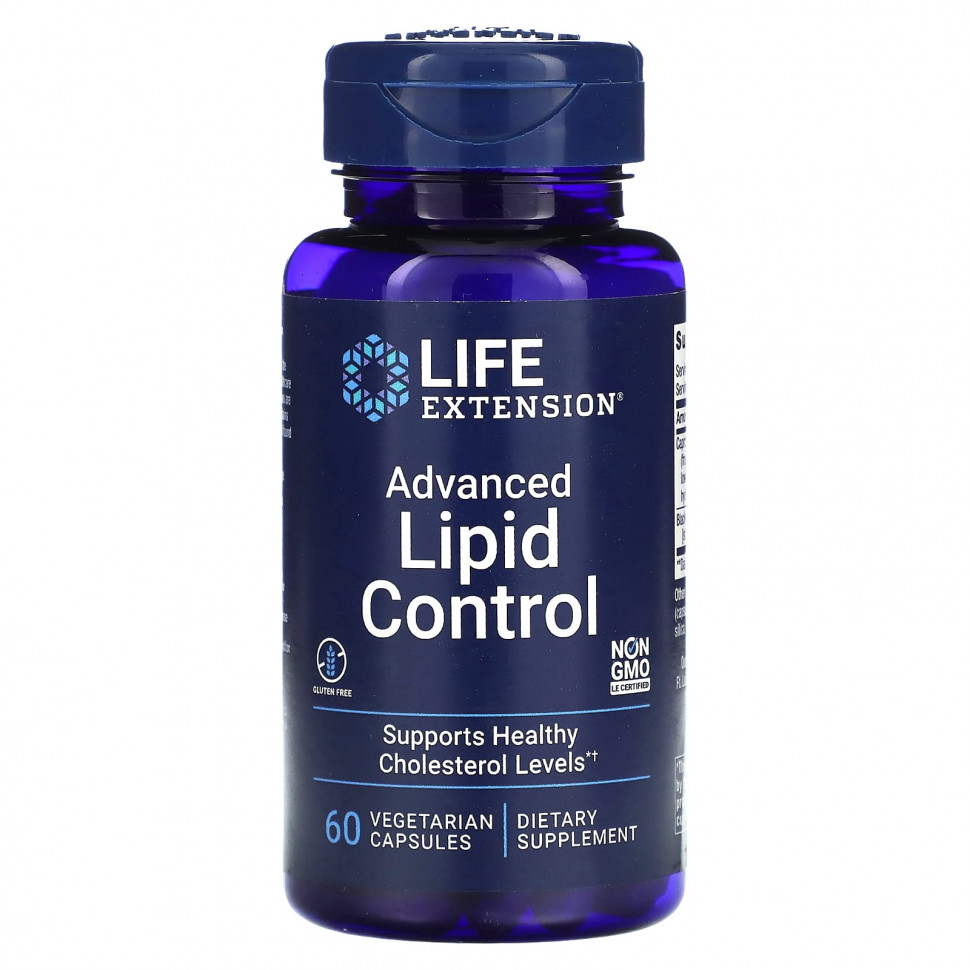 ���� ������ (Iherb) Life Extension, Advanced Lipid Control, 60 �������������� ������, ������ �� 3380 ���