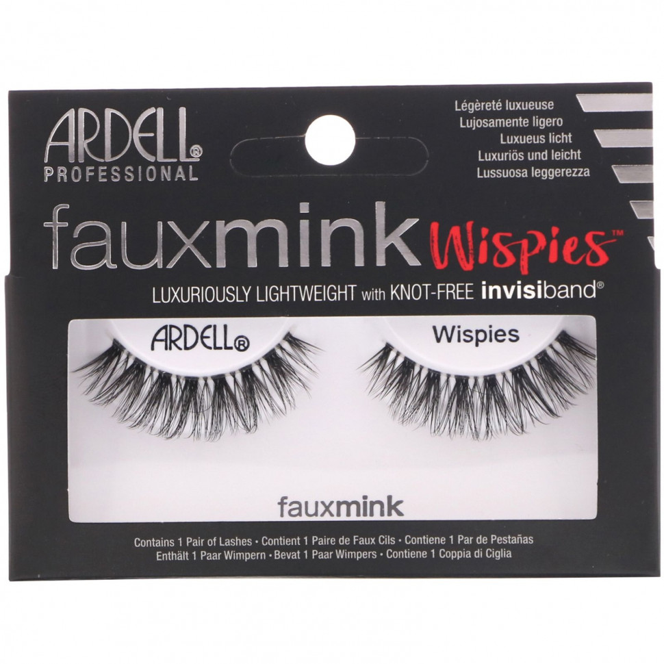 ���� ������ (Iherb) Ardell, Faux Mink, ��������� ������� Wispies, 1 ����, ������ �� 1040 ���
