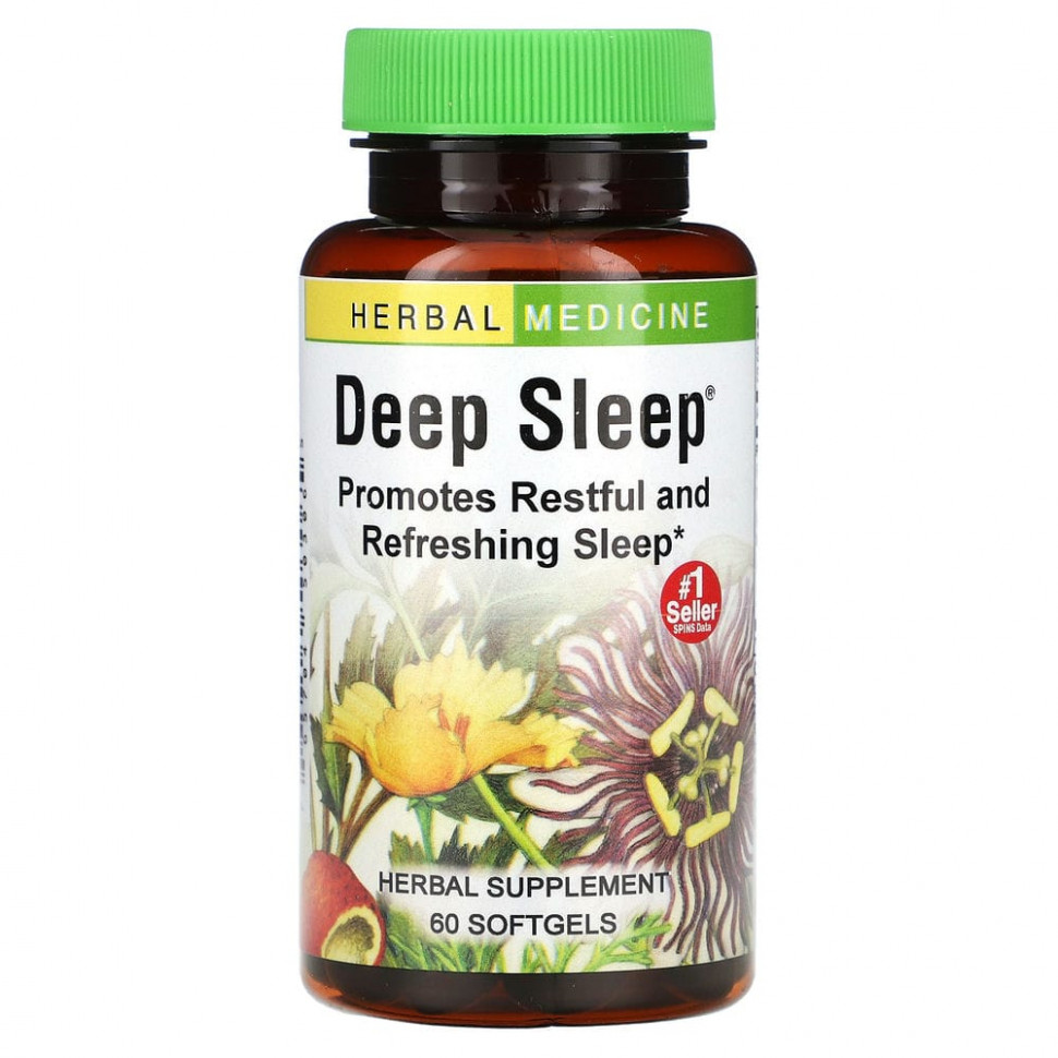 ���� ������ (Iherb) Herbs Etc., ���������� Deep Sleep, 60 ����������������� ������ ��������, ������ �� 4650 ���