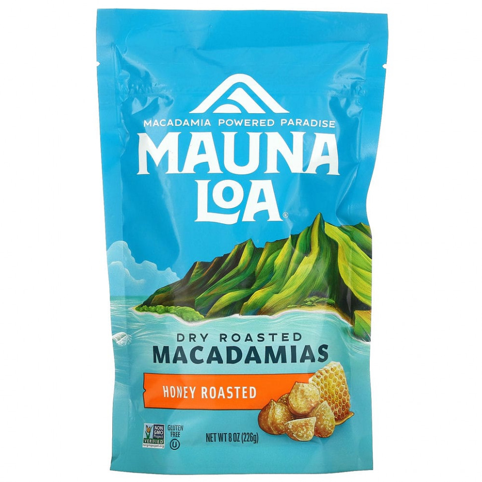 ���� ������ (Iherb) Mauna Loa, Dry Roasted Macadamias, ���������� � �����, 226 � (8 �����), ������ �� 3160 ���
