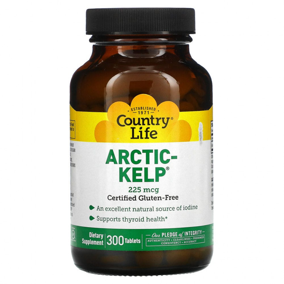   (Iherb) Country Life, Arctic-Kelp,   , 225 , 300 ,   2150 