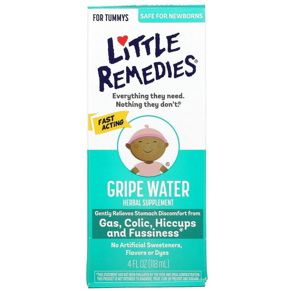 ���� ������ (Iherb) Little Remedies, Gripe Water, ��� ��������, 118 �� (4 ����. �����), ������ �� 1950 ���