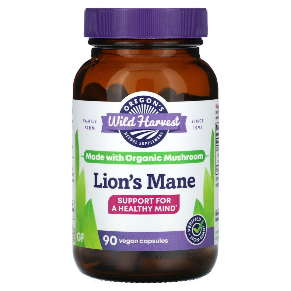 ���� ������ (Iherb) Oregons Wild Harvest, Lion's Mane`` 90 ��������� ������, ������ �� 4730 ���