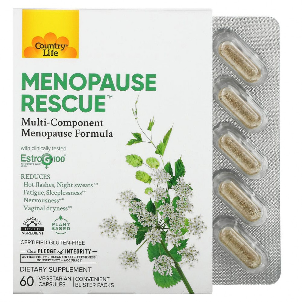 ���� ������ (Iherb) Country Life, Menopause Rescue, 60 �������������� ������, ������ �� 4720 ���