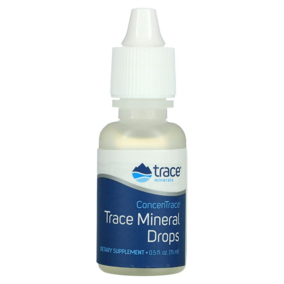 ���� ������ (Iherb) Trace Minerals �, ConcenTrace Trace Mineral Drops, 0.5 fl oz (15 ml), ������ �� 1250 ���