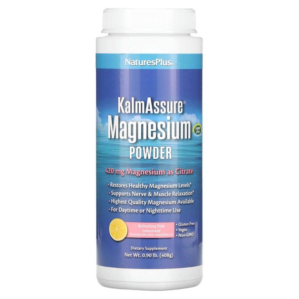 ���� ������ (Iherb) NaturesPlus, Kalmassure, ������ � �������, �� ������ ����������� �������� ��������, 400 ��, 408 � (0,90 �����), ������ �� 4590 ���