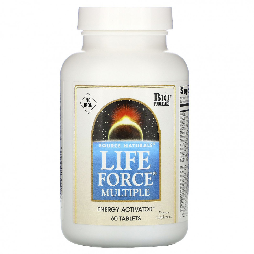 ���� ������ (Iherb) Source Naturals, ������������� Life Force, �� �������� ������, 60 ��������, ������ �� 3850 ���
