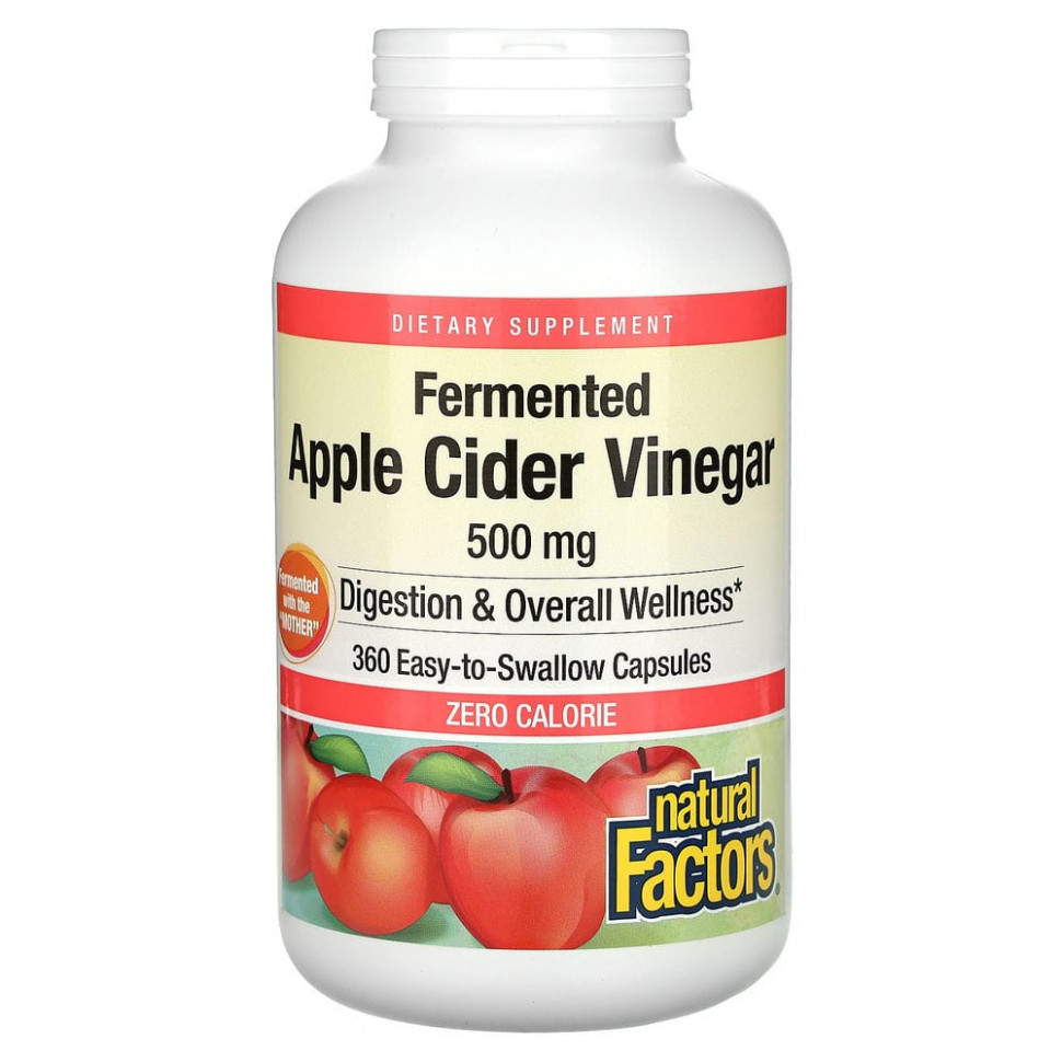 ���� ������ (Iherb) Natural Factors, �������� �����, 500 ��, 360 ������, ������ �� 3620 ���