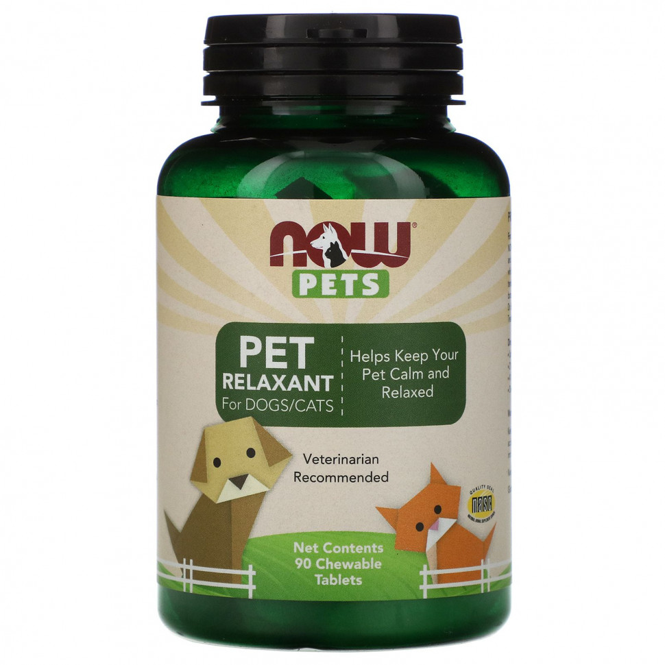 ���� ������ (Iherb) NOW Foods, Now Pets, ������������ ��� �����/�����, 90 ����������� ��������, ������ �� 3250 ���