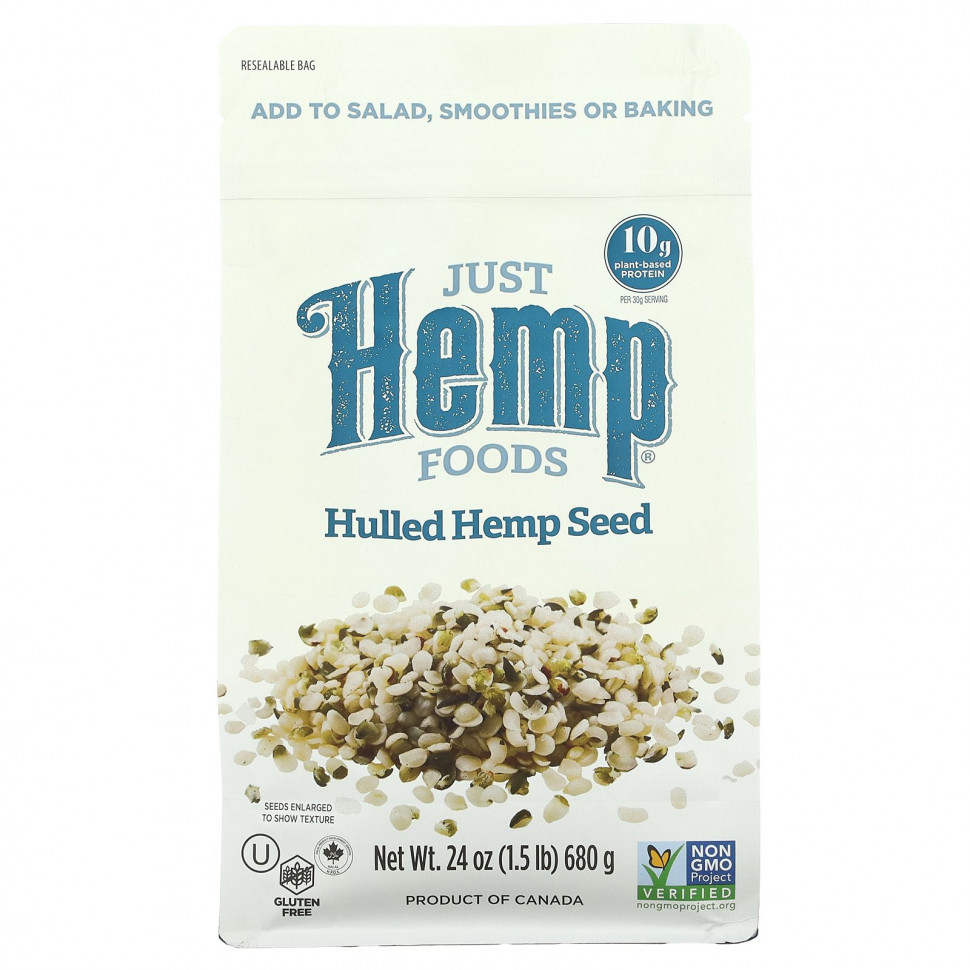 ���� ������ (Iherb) Just Hemp Foods, ������� ���� �������, 24 ����� (680 �), ������ �� 4420 ���