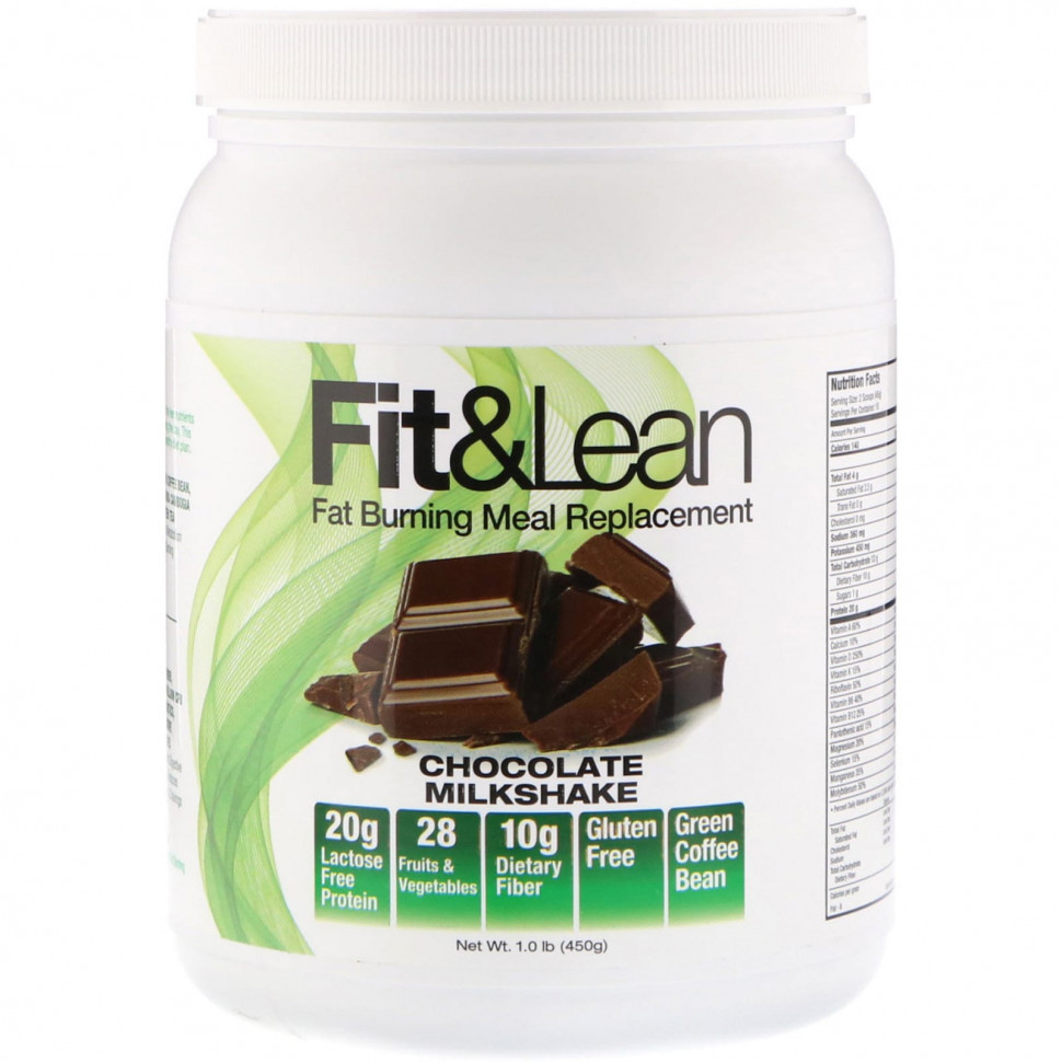���� ������ (Iherb) Fit & Lean, ������������� ���������� ����, ���������� �������� ��������, 1,0 ���� (450 �), ������ �� 4740 ���