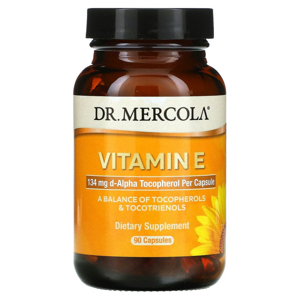 ���� ������ (Iherb) Dr. Mercola, ������� E, 90 ������, ������ �� 12390 ���