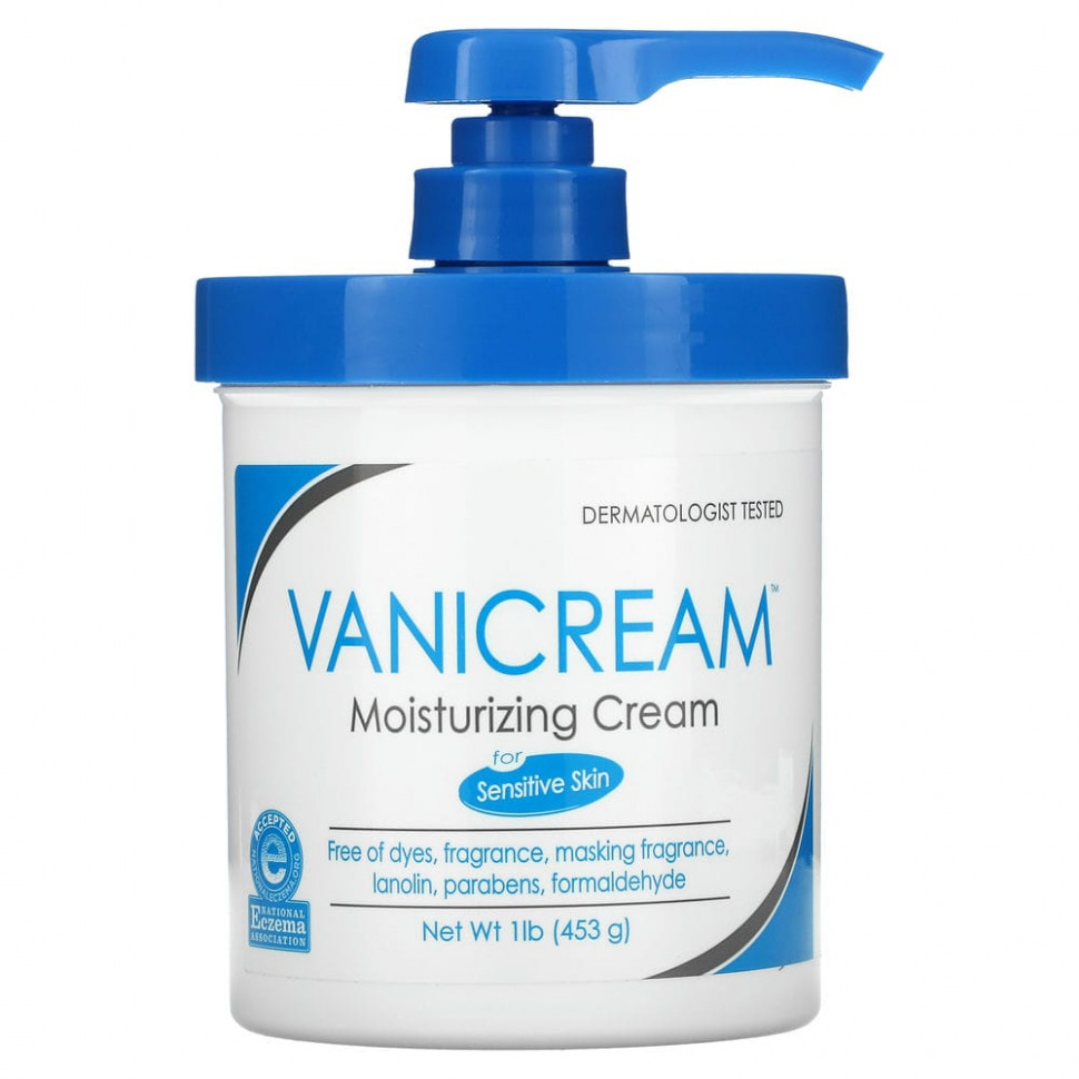 ���� ������ (Iherb) Vanicream, ����������� ����, ��� �������������� ����, 1 ���� (453 �), ������ �� 4630 ���