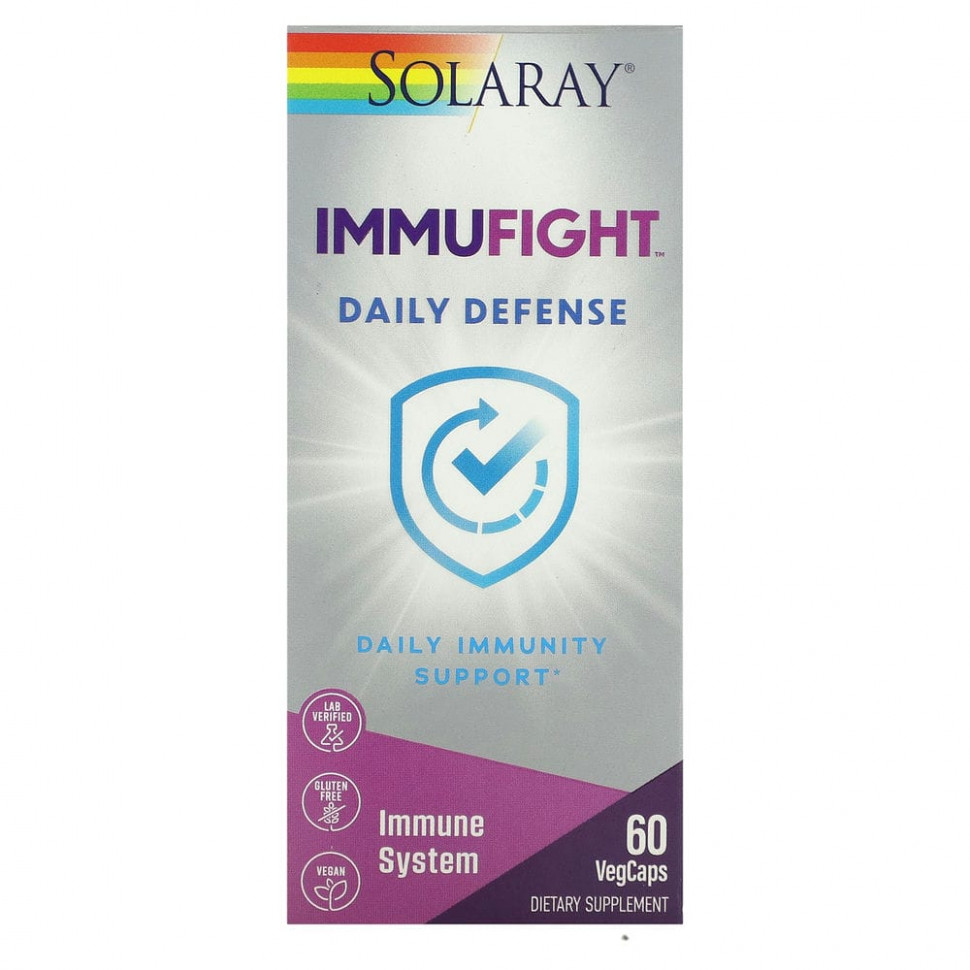 ���� ������ (Iherb) Solaray, ImmuFight, ���������� ������, 60 �������������� ������, ������ �� 1810 ���