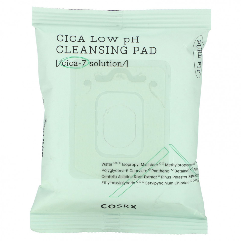 ���� ������ (Iherb) Cosrx, Cica Low pH Cleansing Pad, 30 ��������, 85 �� (2,87 ����. �����), ������ �� 1650 ���