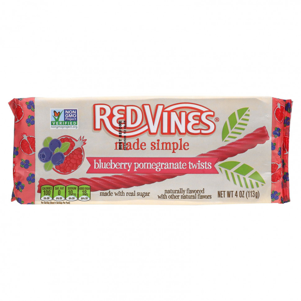   (Iherb) Red Vines, , Made Simple,   , 113  (4 ),   610 