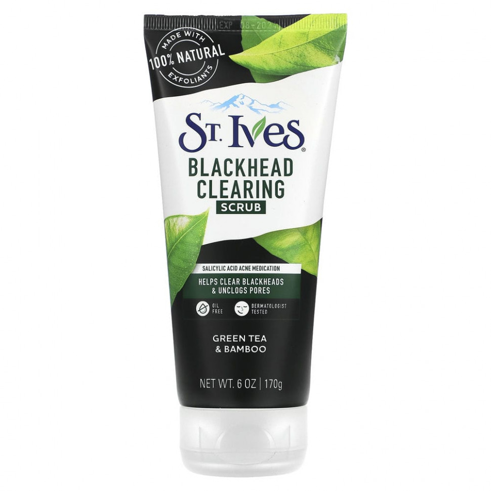 ���� ������ (Iherb) St. Ives, ����� � ������� ���� � ��������, �������� �� �����, 6 ����� (170 �), ������ �� 1390 ���