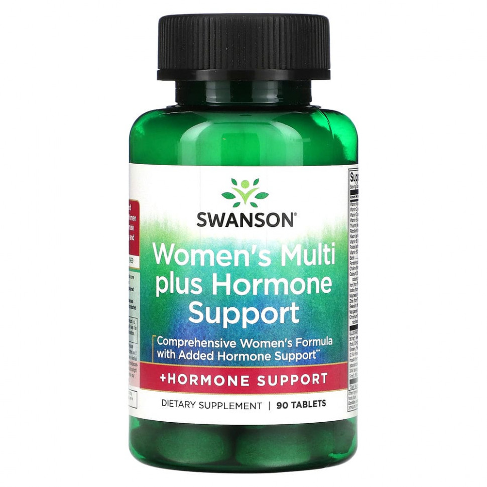 ���� ������ (Iherb) Swanson, Multi Plus Hormone Support ��� ������, 90 ��������, ������ �� 2660 ���