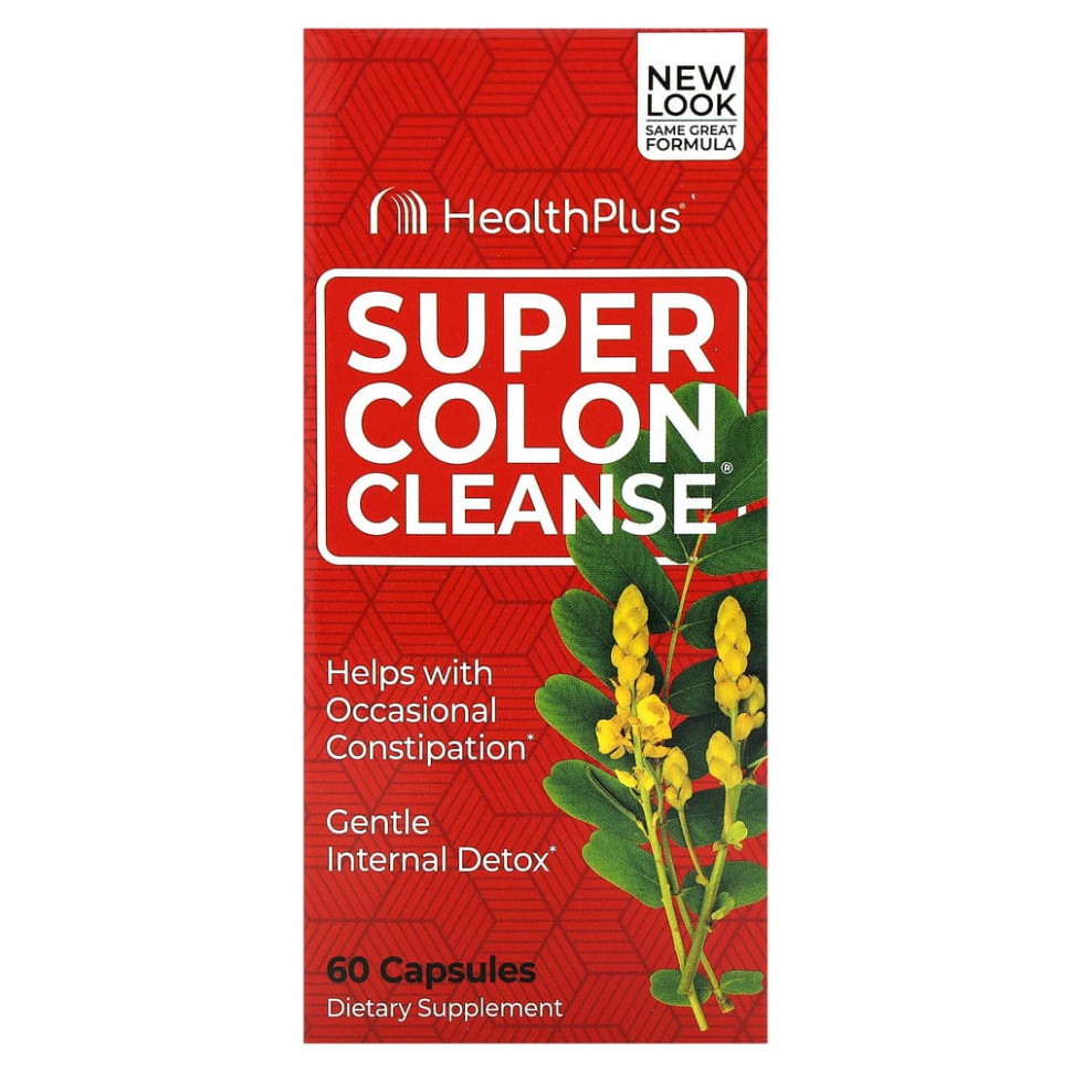 ���� ������ (Iherb) Health Plus, Super Colon Cleanse, ������������ �������� ��� �������� ������� �����, 60 ������, ������ �� 1590 ���