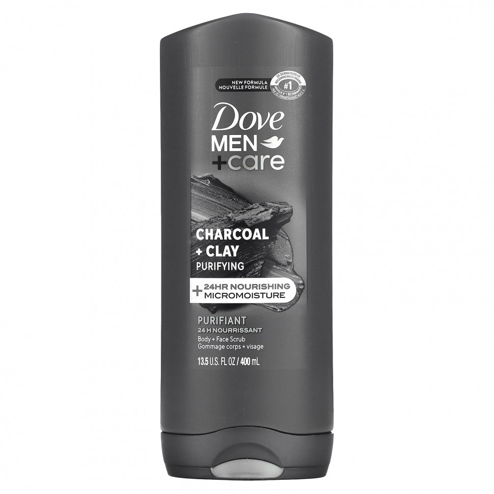���� ������ (Iherb) Dove, Men + Care, Elements, ����� ��� ���� � ����, ����� + �����, 400 �� (13,5 ����. �����), ������ �� 2020 ���