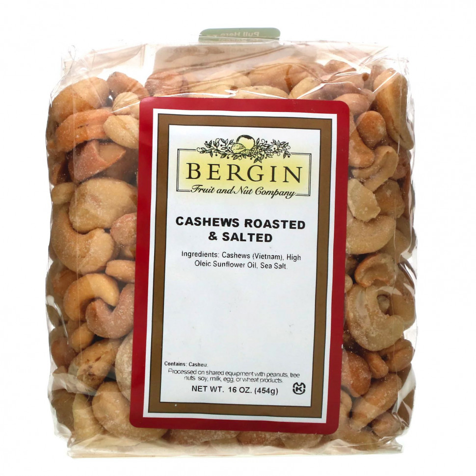 ���� ������ (Iherb) Bergin Fruit and Nut Company, �����, ���������� � �������, 16 ����� (454 �), ������ �� 3240 ���