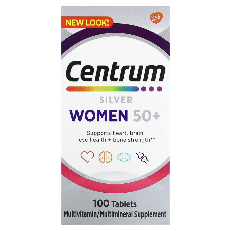 ���� ������ (Iherb) Centrum, ���������� �������� ��� ������ ������ 50 ���, 100 ��������, ������ �� 3920 ���