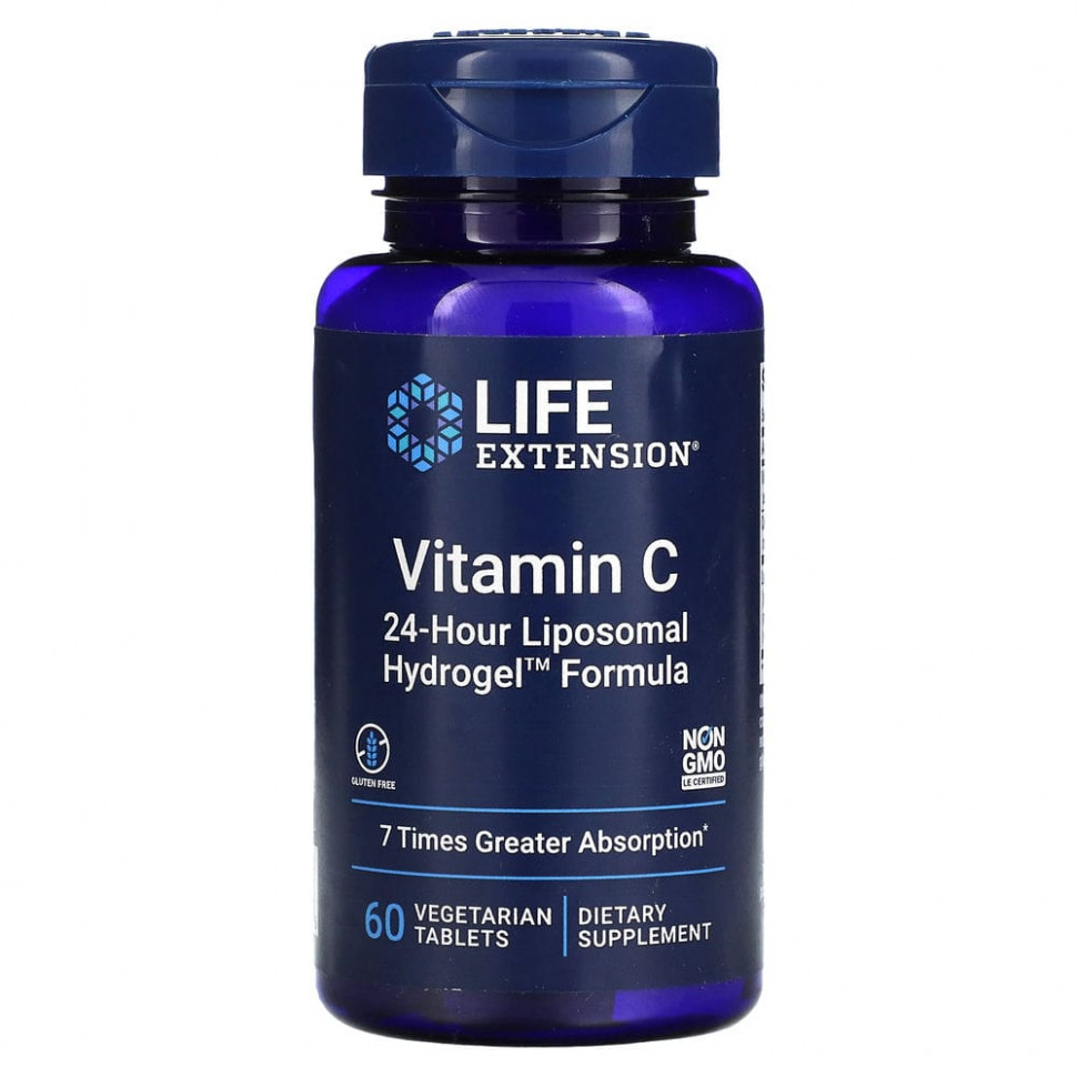 ���� ������ (Iherb) Life Extension, ������� C, 60 �������������� ��������, ������ �� 3860 ���