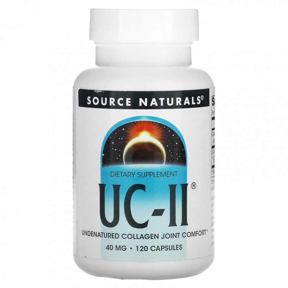 ���� ������ (Iherb) Source Naturals, UC-II, 40 ��, 120 ������, ������ �� 11530 ���