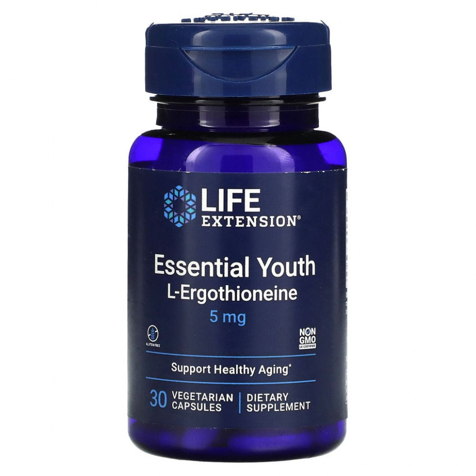 ���� ������ (Iherb) Life Extension, Essential Youth L-�����������, 5 ��, 30 �������������� ������, ������ �� 2910 ���