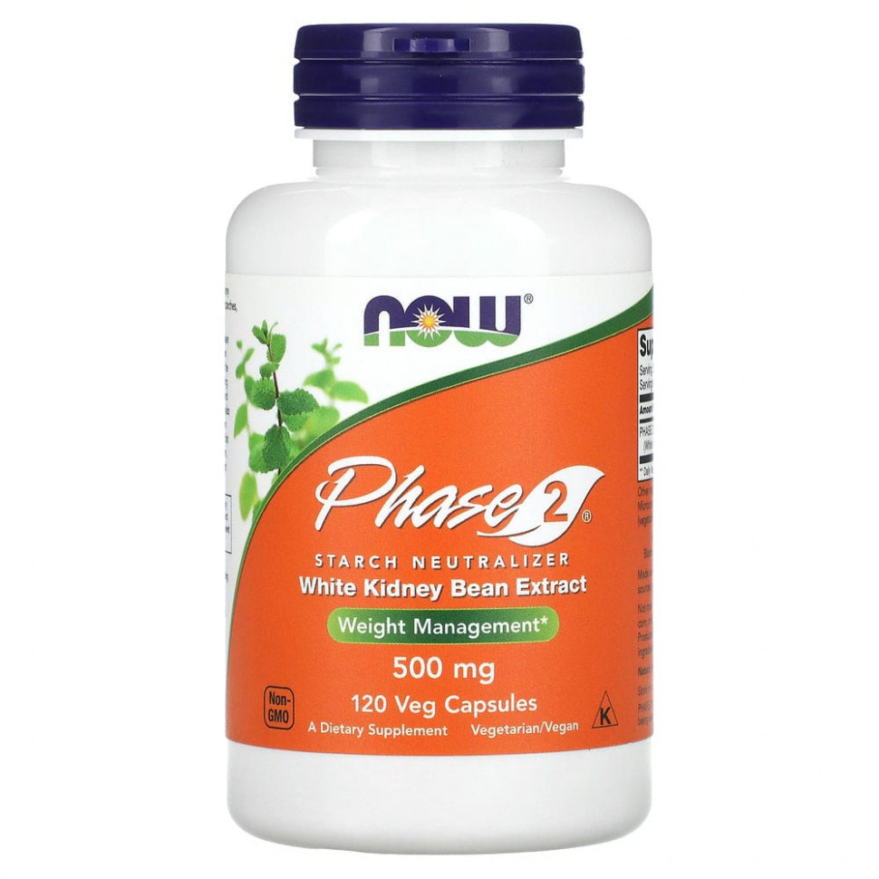 ���� ������ (Iherb) NOW Foods, Phase 2, ������������� ��������, 500 ��, 120 ������������ ������, ������ �� 3150 ���