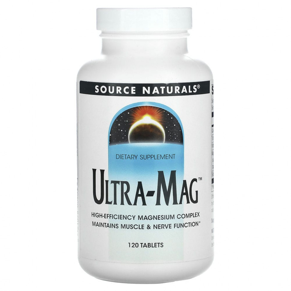   (Iherb) Source Naturals, Ultra-Mag, 120 ,   2870 