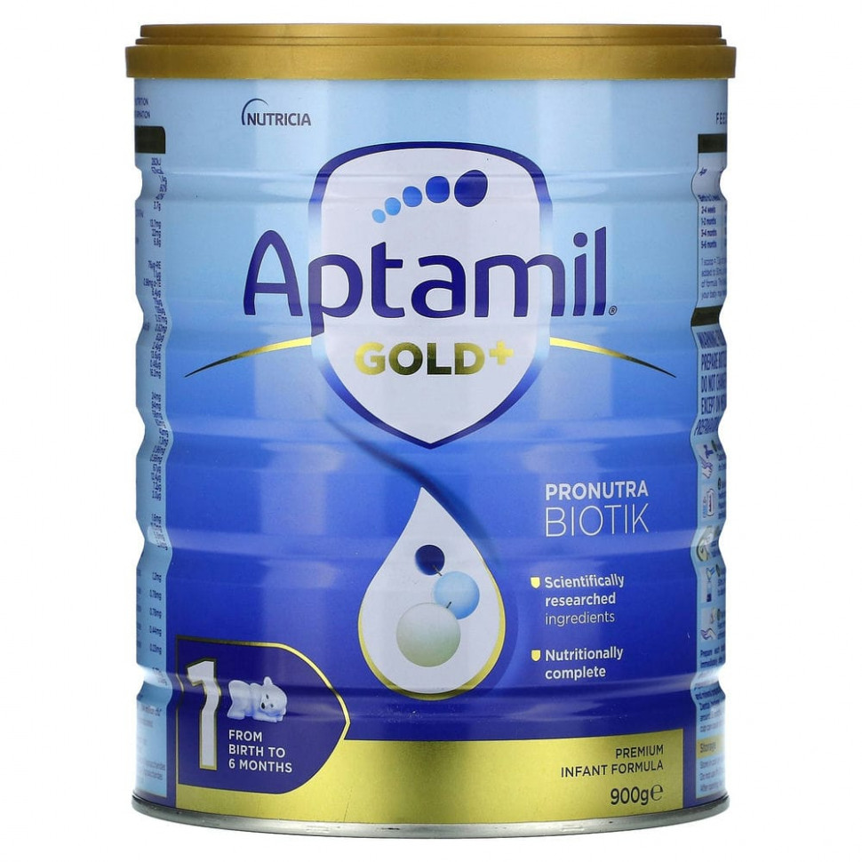 ���� ������ (Iherb) Aptamil, Gold + Pronutra Biotik, ����� ��� ��������� ������������ ��������, �� �������� �� 6 �������, 900 � (31,75 �����), ������ �� 10600 ���