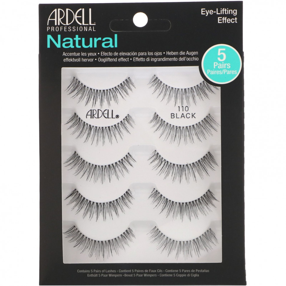 ���� ������ (Iherb) Ardell, Natural, Lash #110, 5 Pairs, ������ �� 3160 ���