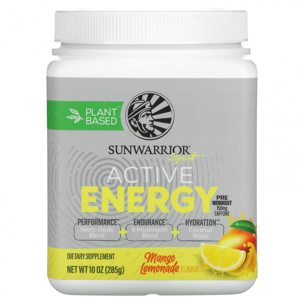���� ������ (Iherb) Sunwarrior, Sport, �������� �������, ����� ������������, ����� � �������, 285 � (10 �����), ������ �� 5320 ���