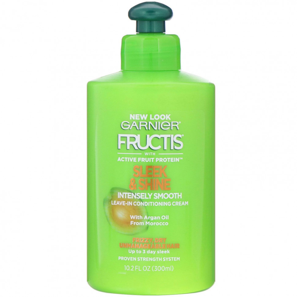 ���� ������ (Iherb) Garnier, Fructis, Sleek & Shine, ���������� �������������� ����������� ����������� ����, 300 ��, ������ �� 1850 ���