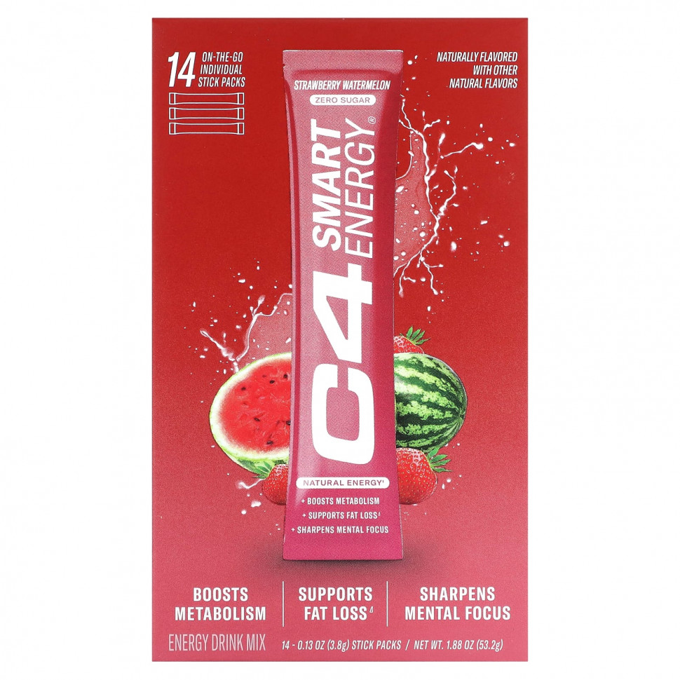 ���� ������ (Iherb) Cellucor, C4 Smart Energy, ����� ��� ��������, �������� � �����, 14 ������� �� 3,8 � (0,13 �����), ������ �� 4660 ���