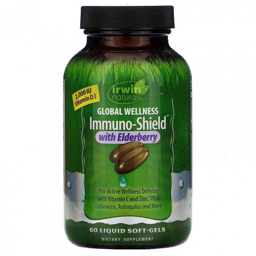 ���� ������ (Iherb) Irwin Naturals, Global Wellness Immuno-Shield � �������, 60 ������ ������� ������ � ���������, ������ �� 3720 ���