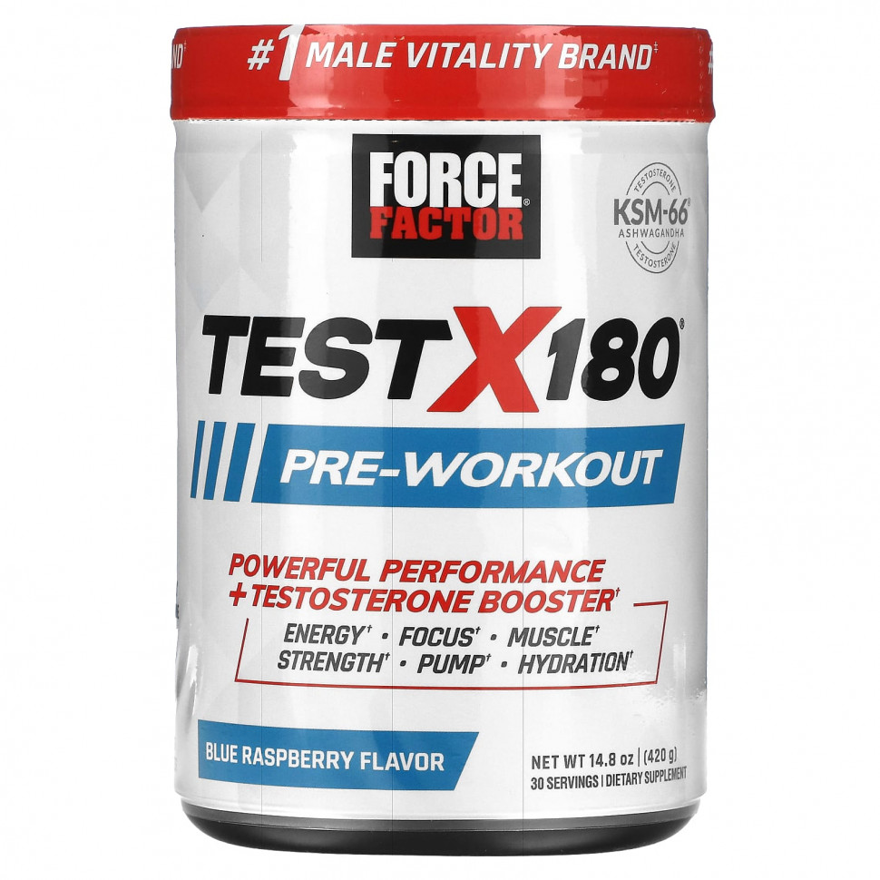 ���� ������ (Iherb) Force Factor, TestX180, ����� �����������, ������� ������, 420 � (14,8 �����), ������ �� 6780 ���