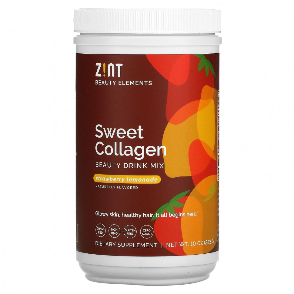���� ������ (Iherb) Zint, Sweet Collagen, ����� ��� ������������� ��������, ���������� �������, 283 � (10 �����), ������ �� 5210 ���