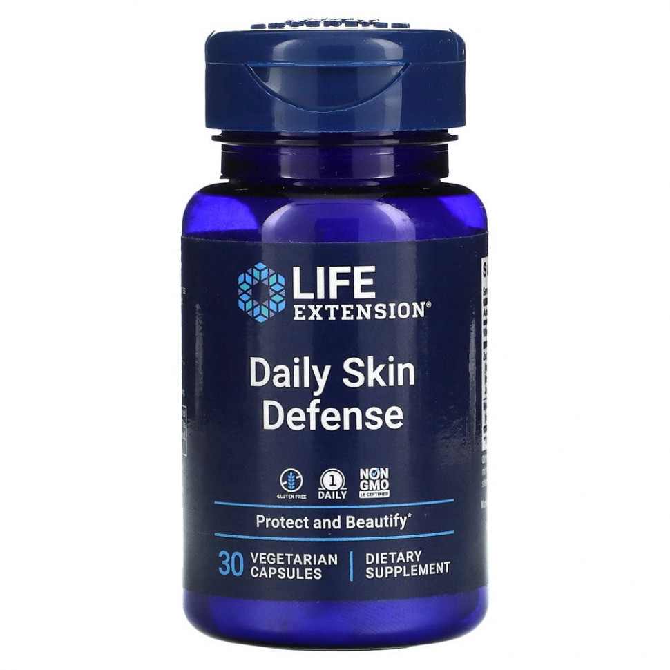���� ������ (Iherb) Life Extension, Daily Skin Defense, 30 �������������� ������, ������ �� 3750 ���