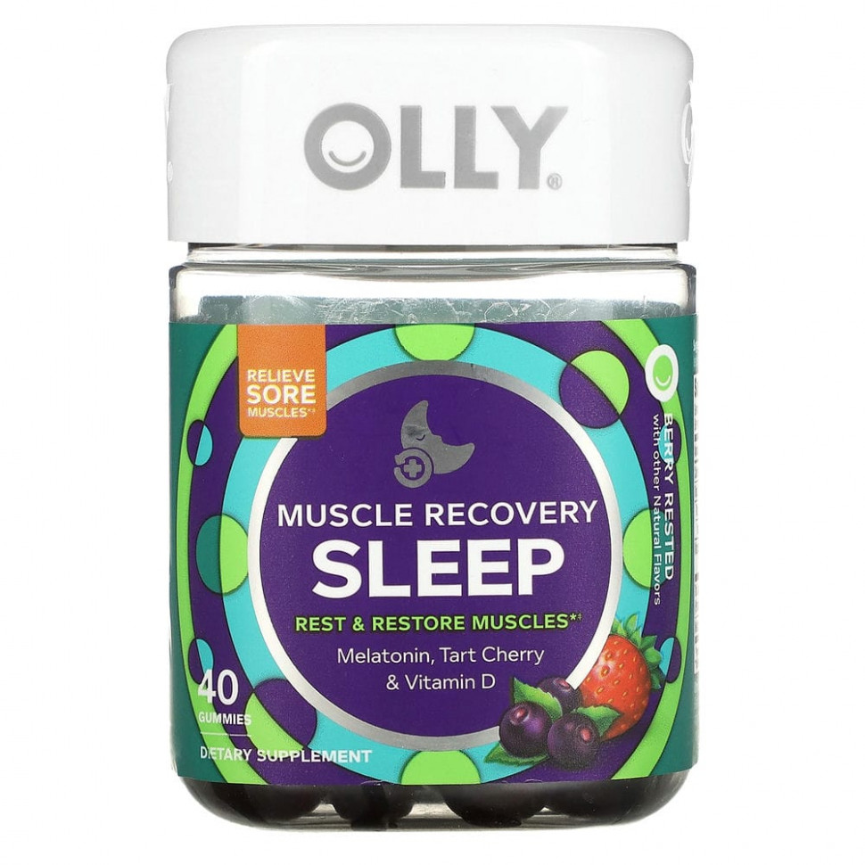 ���� ������ (Iherb) OLLY, Muscle Recovery Sleep, �� ������ ����, 40 ����������� ��������, ������ �� 3500 ���