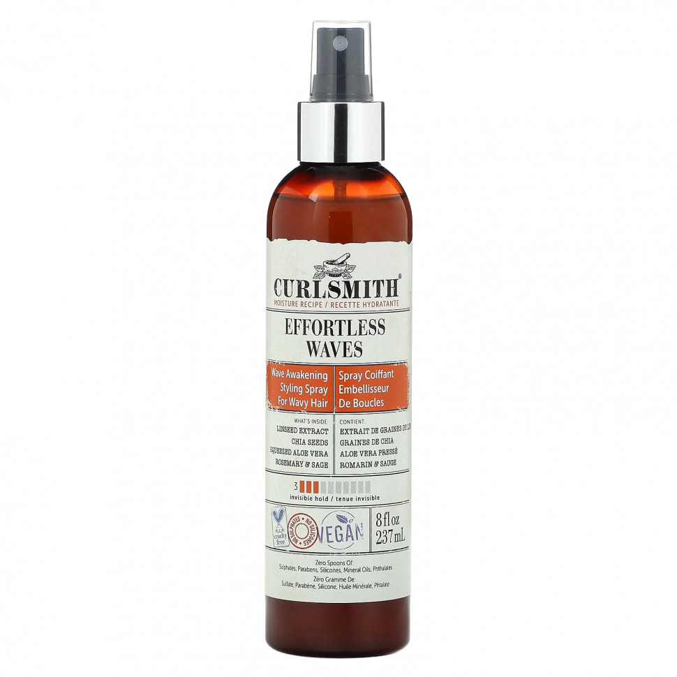 ���� ������ (Iherb) Curlsmith, Effortless Waves, ����� ��� �������, 237 �� (8 ����. �����), ������ �� 4800 ���