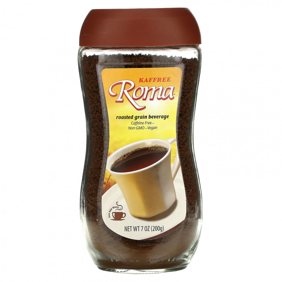 ���� ������ (Iherb) Kaffree Roma, ������� �� ���������� ������ �������� �������������, ��� �������, 200 � (7 �����), ������ �� 2740 ���