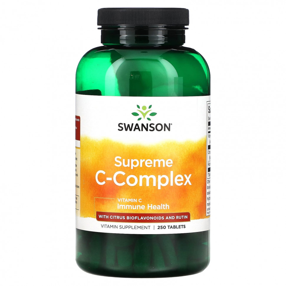 ���� ������ (Iherb) Swanson, Supreme C-Complex � ����������� ��������������� � �������, 250 ��������, ������ �� 4830 ���