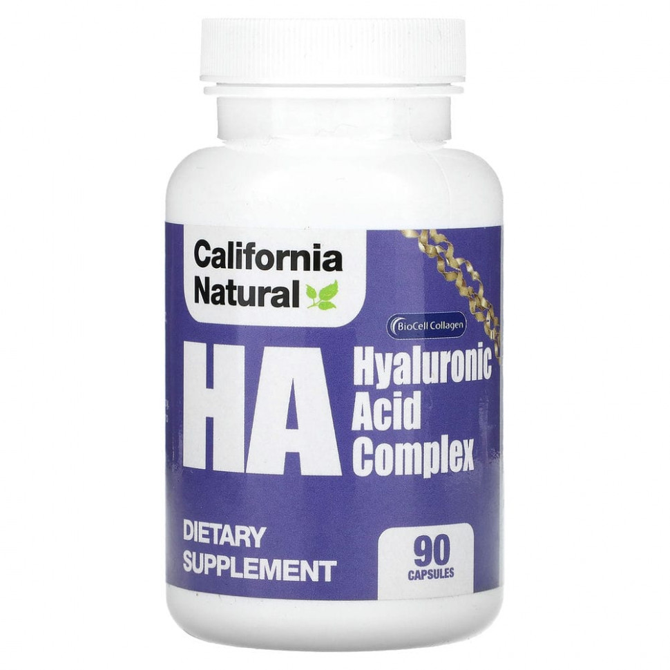 ���� ������ (Iherb) California Natural, HA, �������� � ������������ ��������, 90 ������, ������ �� 5150 ���