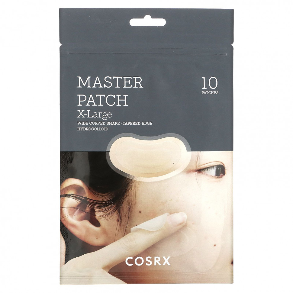���� ������ (Iherb) Cosrx, Master Patch, ������ X-Large, 10 ����, ������ �� 3080 ���