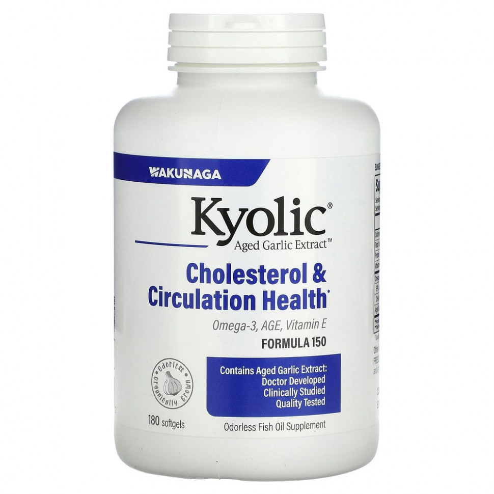 ���� ������ (Iherb) Kyolic, �����-3 ������ �������, ����������� ����� ��� ��� ������, 180 ������ �������� � �����-3 ������� ���������, ������ �� 6880 ���