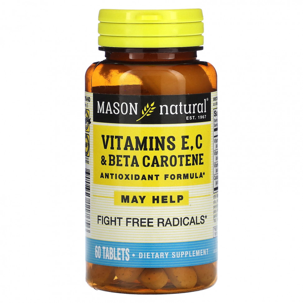���� ������ (Iherb) Mason Natural, �������� E, C � ����-�������, 60 ��������, ������ �� 1660 ���