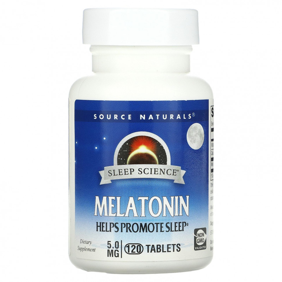 ���� ������ (Iherb) Source Naturals, ���������, 5 ��, 120 ��������, ������ �� 3670 ���